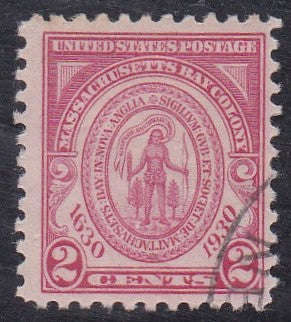 # 682 (1930) Massachusetts Bay Colony - Sgl, Used
