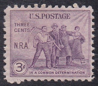 # 732 (1933) National Recovery Act - Sgl, Used
