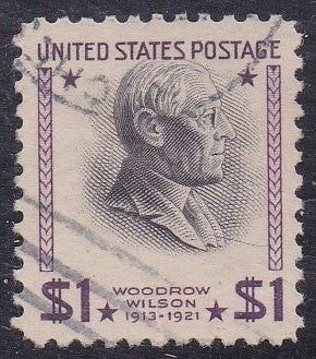# 832 (1938) Wilson, purple/black - Sgl, XF Used