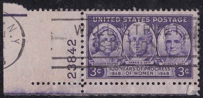 # 959 (1948) Progress of Women - Plt sgl, LL #23842, Used