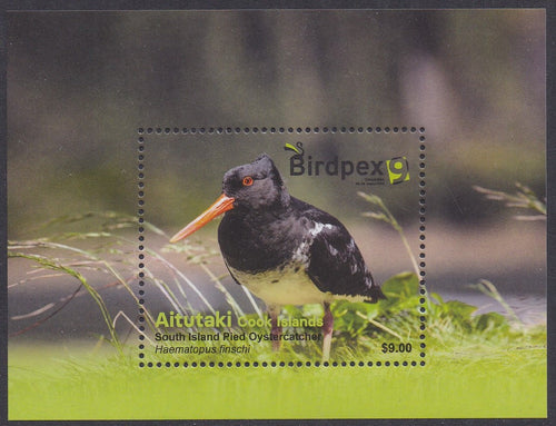 Aitutaki (2022) Birdpex 9 - SS, MNH