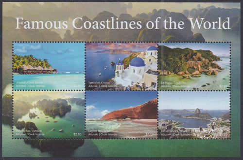 Aitutaki (2022) Coastlines - MS, MNH