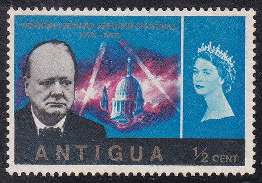 Antigua # 157 (1966) Churchill - Sgl, MNH