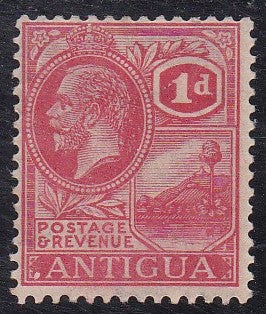 Antigua # 43 (1921) St John's Harbor - Sgl, MLH