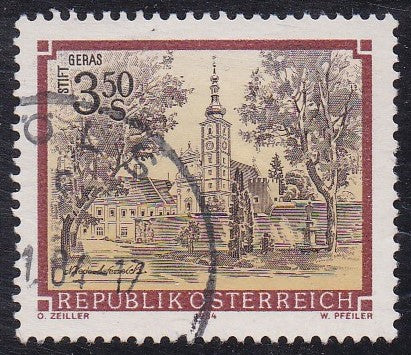Austria #1285 (1984) Monestary - Sgl, Used