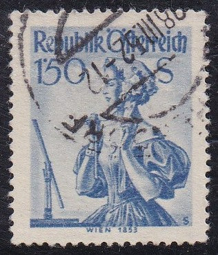 Austria #543 (1951) Austrian Costumes - Sgl, Used