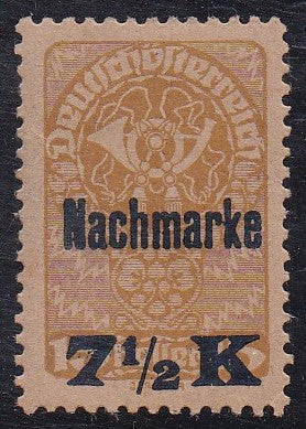 Austria # J102 (1921) Postage Due - Sgl, MH
