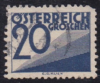 Austria #J145 (1925) Postage Due - Sgl, Used