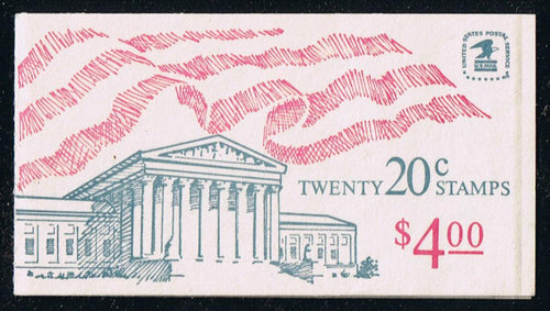 # BK140A (1983) Flag & Supreme Court - BKLT, #2, Dull Cardstock, MNH