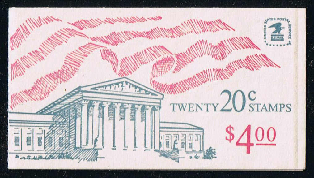 # BK140A (1983) Flag & Supreme Court - BKLT, #2, Dull Cardstock, MNH