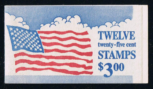 # BK161 (1988) Flag with Clouds - Bklt, #1111, MNH