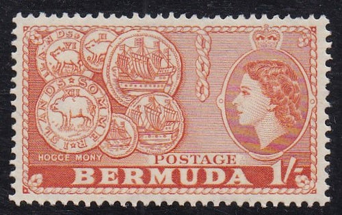 Bermuda # 155 (1953) Hog Coins - Sgl, MLH