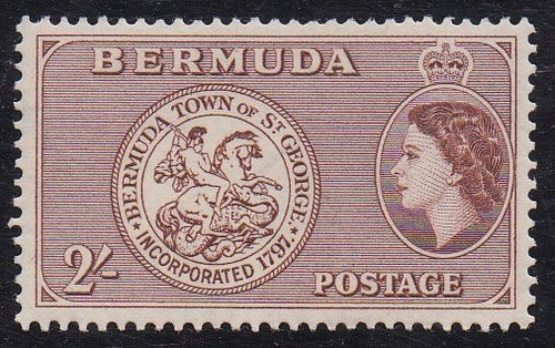 Bermuda # 158 (1953) Arms of St George - Sgl, MNH