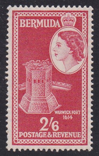 Bermuda # 159 (1953) Warwick Fort - Sgl, MLH