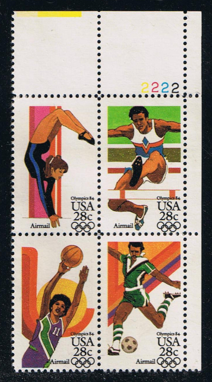 # C101-04 (1983) Summer Olympics - PB, UR #2222, FVF MNH