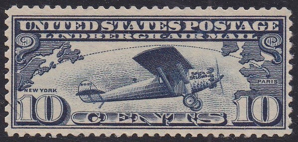 # C10 (1927) Lindbergh's Plane - Sgl, MNH [Q2]