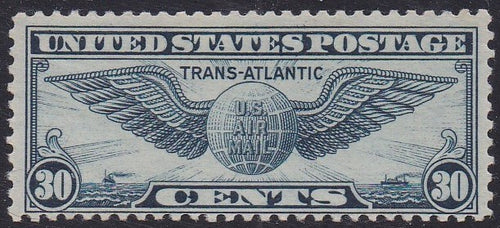 # C24 (1939) Winged Globe - Sgl, F MH (Q2)