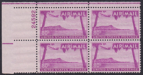 # C46 (1952) Diamond Head, Hawaii - PB, UL #24592, MNH (Q2)