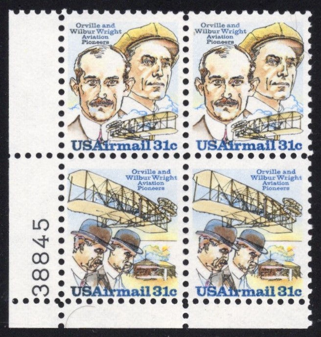 # C91-92 (1978) Wright Brothers - PB, LL #38845, MNH