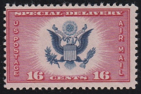 CE2 (1936) Eagle, Air Post Special Delivery - Sgl, F MLH (2)