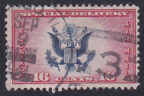 CE2 (1936) Eagle, Air Post Special Delivery - Sgl, Used (1)
