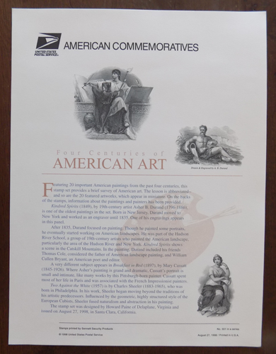 CP555 (1998) American Art - Commemorative Panels