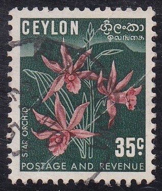 Ceylon # 314a (1954) Flowers - Sgl, Used
