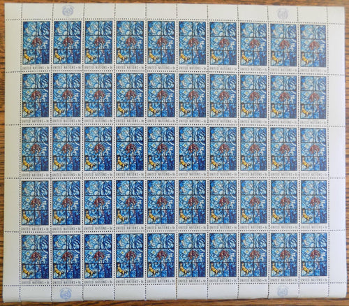 United Nations - NY # 180 (1967) Chagall Window - Pane, MNH