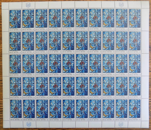 United Nations - NY # 180 (1967) Chagall Window - Pane, MNH, perf seps