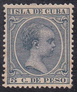Cuba # 146 (1896) King Alfonso XIII - Sgl, MNH