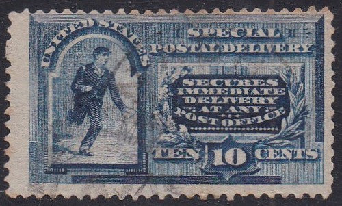 # E2 (1888) Messenger - Special Delivery - Used, F [Q]