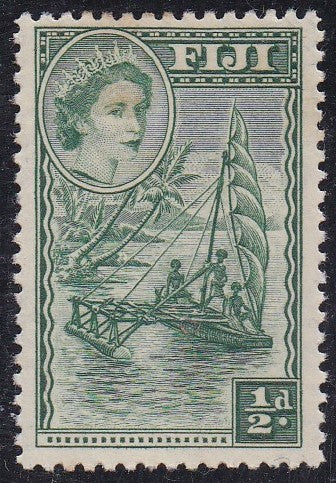 Fiji # 147 (1954) River Scene - Sgl, MH