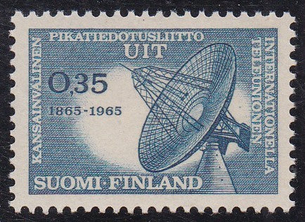 Finland # 435 (1965) Satellite Communication - Sgl, MNH