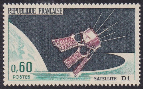 France # 1148 (1963) Satellite - Sgl, MNH