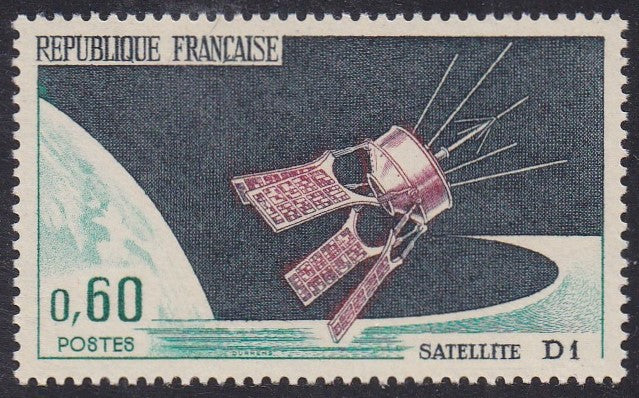 France # 1148 (1963) Satellite - Sgl, MNH
