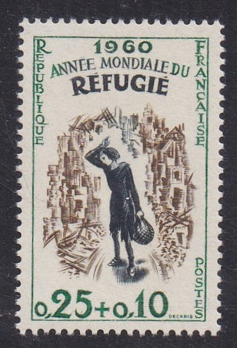 France # B340 (1960) Refugee Year - Sgl, MNH