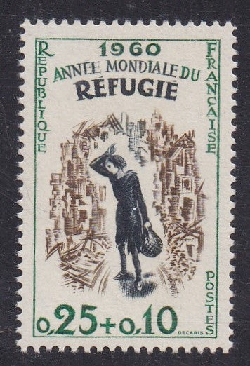 France # B340 (1960) Refugee Year - Sgl, MNH