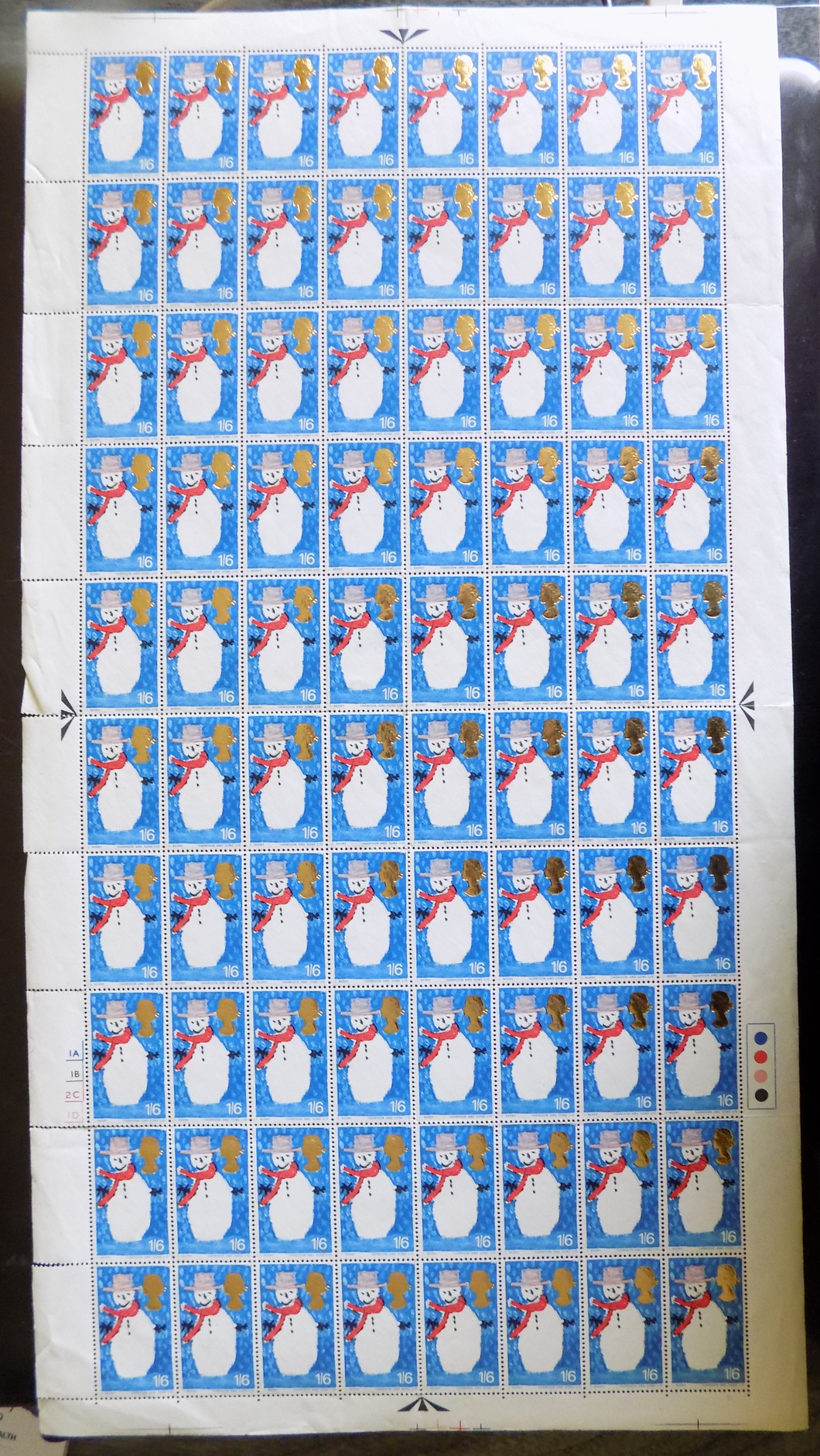 Great Britain # 479 (1966) Christmas - Sheet, MNH