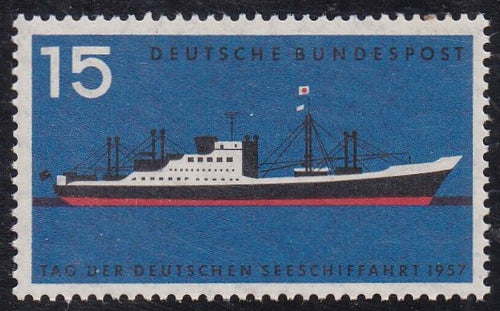 Germany # 767 (1957) Ship - Sgl, MNH