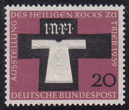 Germany # 802 (1959) Robe of Christ - Sgl, MNH