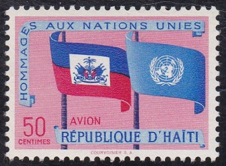 Haiti # C133 (1958) Flags - Sgl, MNH