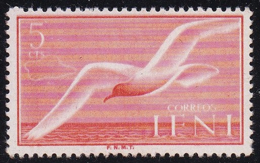 Ifni # 61 (1954) Bird - Sgl, MVLH