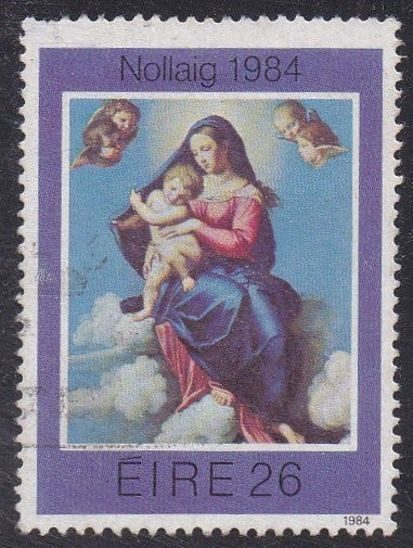 Ireland # 605 (1984) Virgin & Child - Sgl, Used
