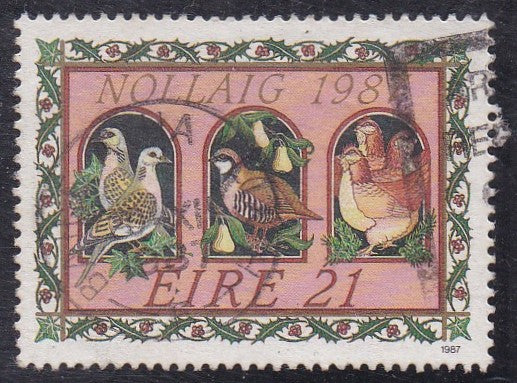 Ireland # 703 (1987) 12 Days of Christmas - Sgl, Used