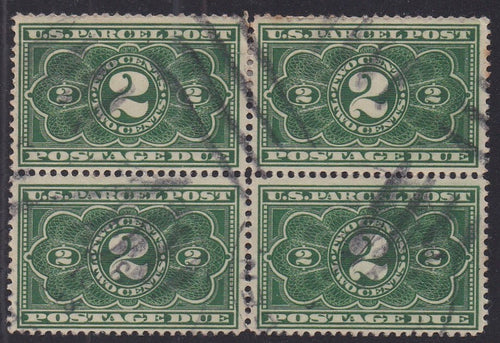 # JQ2 (1913) Parcel Post Postage Due - BK/4, Used, Scarce