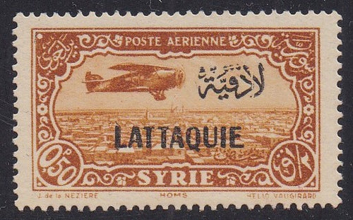 Latakia # C1 (1931) Plane over Homs - Sgl, MNH