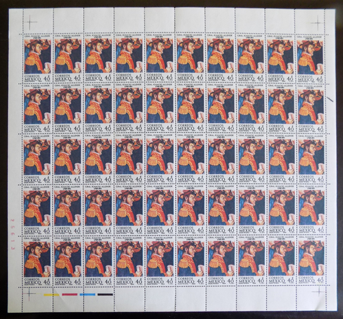 Mexico # 1007 (1969) Gen. Allende - Pane, MNH