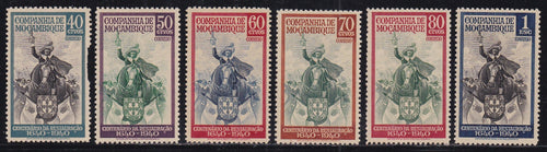 Mozambique Company # 202-07 (1940) King John IV - Sgls, Set/5, MNH
