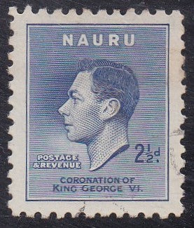 Nauru # 37 (1937) George VI - Sgl, Used