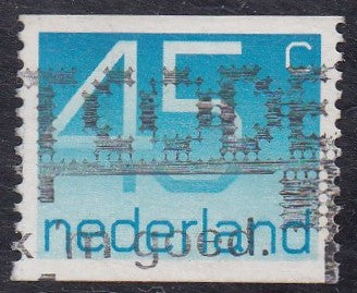 Netherlands # 550 (1976) Numeral - Coil sgl, Used